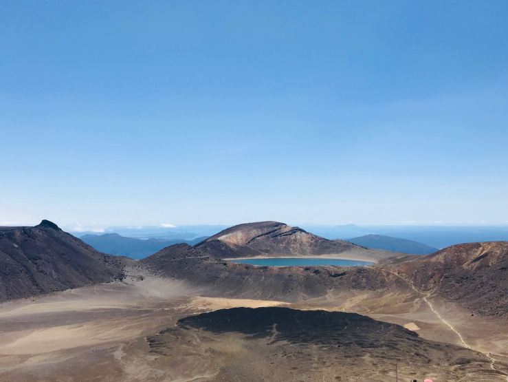 Le lac bleu - Tongariro Alpine Crossing - Nouvelle-Zélande