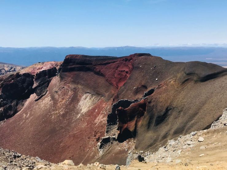 Cratère rouge - Tongariro Alpine Crossing - Nouvelle-Zélande