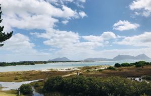 Ruakaka Beach, vue de notre van - Northland - Nouvelle Zélande
