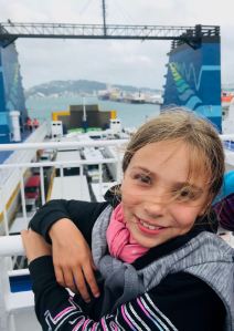 Au revoir Wellington ! - Dans le ferry vers l'île sud - Wellington - Nouvelle-Zélande