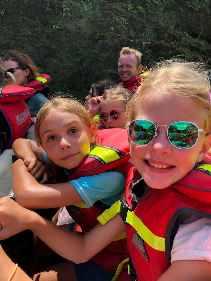 Les filles, trop contentes dans le Jet Boat - Nouvelle-Zélande