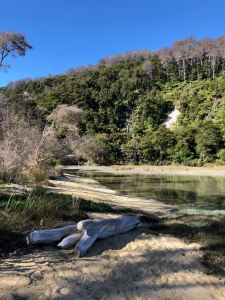 Lac salé - Parc Abel Tasman - Nouvelle-Zélande