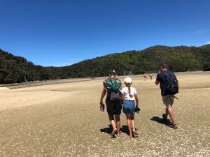 Traversée de l'estuaire d'Anchorage - Parc Abel Tasman - Nouvelle-Zélande