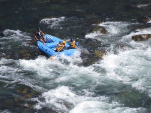En pleine action - Buller River - Rafting - Nouvelle-Zélande