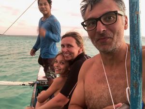 A la pêche sur la petite bangka - Palawan - Philippines