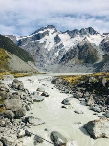 Hooker River - Mont Cook - Nouvelle-Zélande