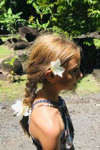 Tresse à la mode Polynésienne - Tahiti - Polynésie