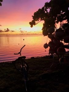 Coucher de soleil - Tahiti - Polynésie