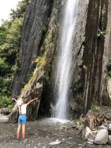 On prendrait presque bien sa douche ici - Sur la marche vers le glacier Franz Joseph - Nouvelle-Zélande