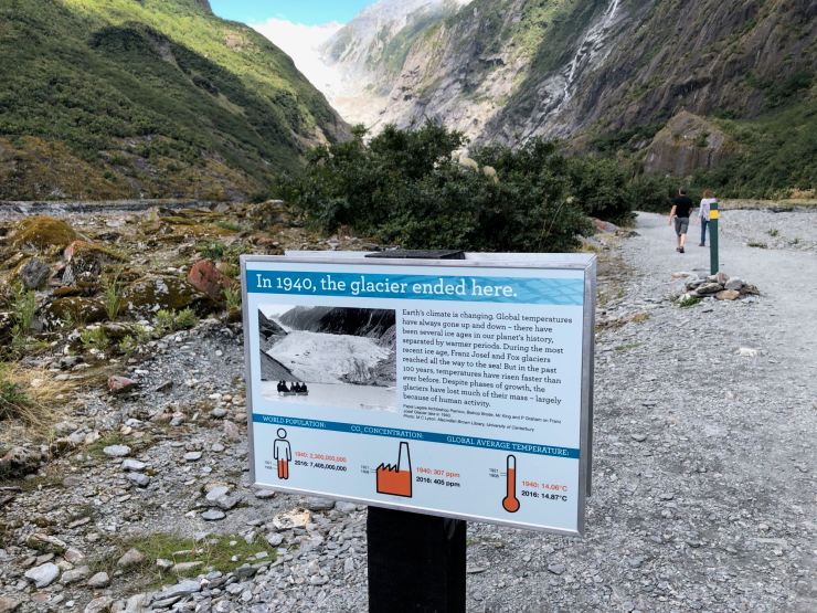 Il y a 70 ans, le glacier Franz Joseph était au début de la marche actuelle