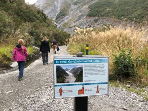 Donc en 20 ans, le glacier a disparu de notre champ de vision...- Fox Glacier - Nouvelle-Zélande