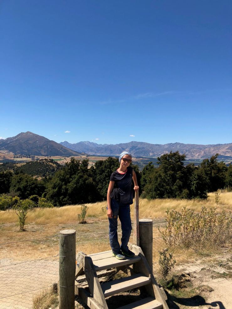 Eden la randonneuse - Iron Track - Wanaka - Nouvelle-Zélande