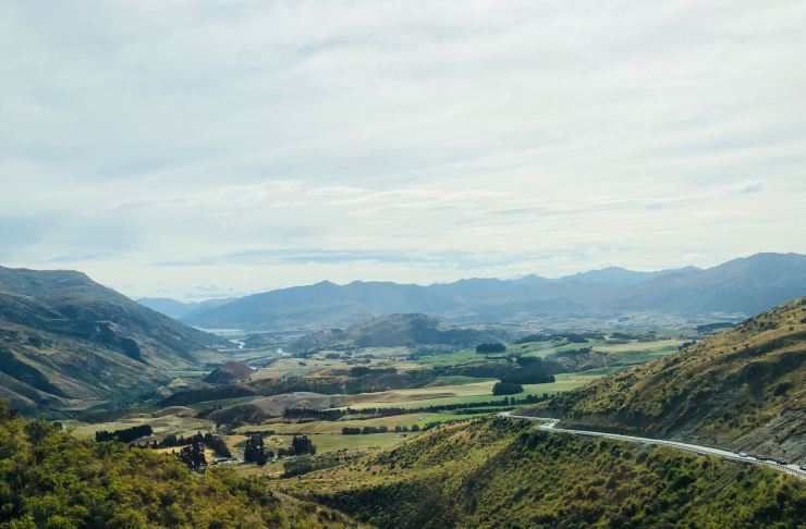 Sur la route - Paysage de Nouvelle-Zélande