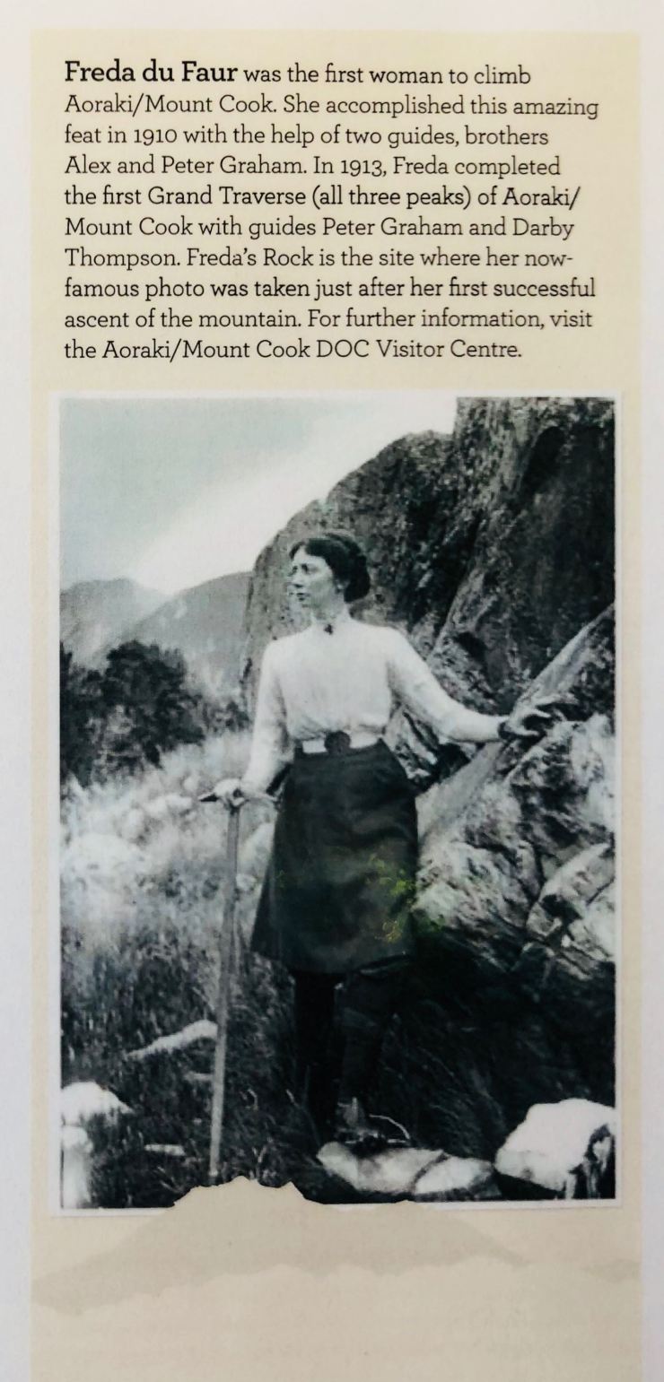 Freda du Faur, première femme à avoir gravi le Mont Cook - Nouvelle-Zélande