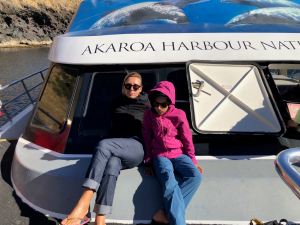 En croisière - Akaroa - Banks Peninsula - Nouvelle-Zélande