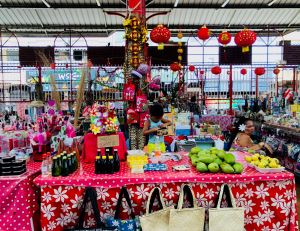 Marché couvert de Papeete - Tahiti - Polynésie