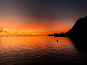 Coucher de soleil - Tahiti - Polynésie