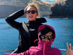 En croisière - Y'a du vent ! - Akaroa - Banks Peninsula - Nouvelle-Zélande