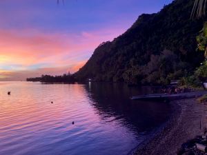 Coucher de soleil - Tahiti - Polynésie