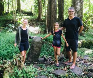 Trop mignon le Tiki souriant ! - Hiva Oa - Iles Marquises - Polynésie