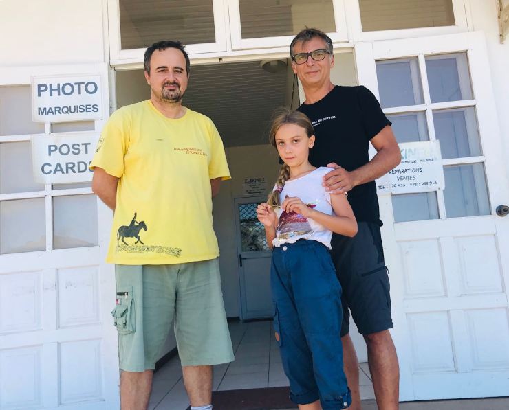 Geoffrey retrouve des "Gouverneurs" à Taiohae - Nuku Hiva - Iles Marquises - Polynésie