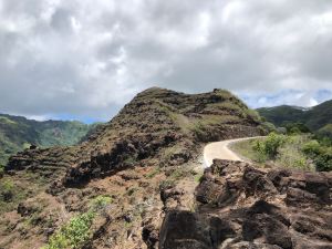 La piste sur les crêtes - Hiva Oa - Iles Marquises - Polynésie