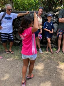 Danse de l'oiseau improvisée - Hapatoni - Tahuata - Iles Marquises - Polynésie