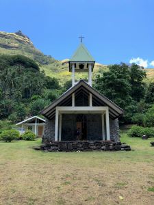 Eglise d'Hapatoni - Tahuata - Iles Marquises - Polynésie