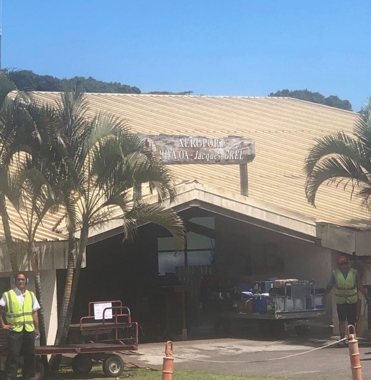 Bienvenue à Hiva Oa - Aéroport Jacques Brel - Iles Marquises - Polynésie