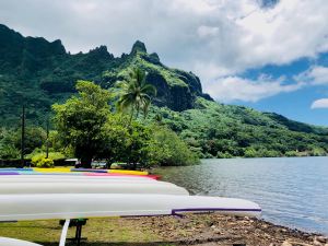 Pirogues - Moorea - Polynésie