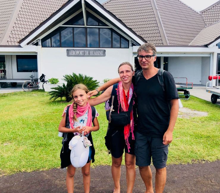Arrivée à Huhaine - Polynésie
