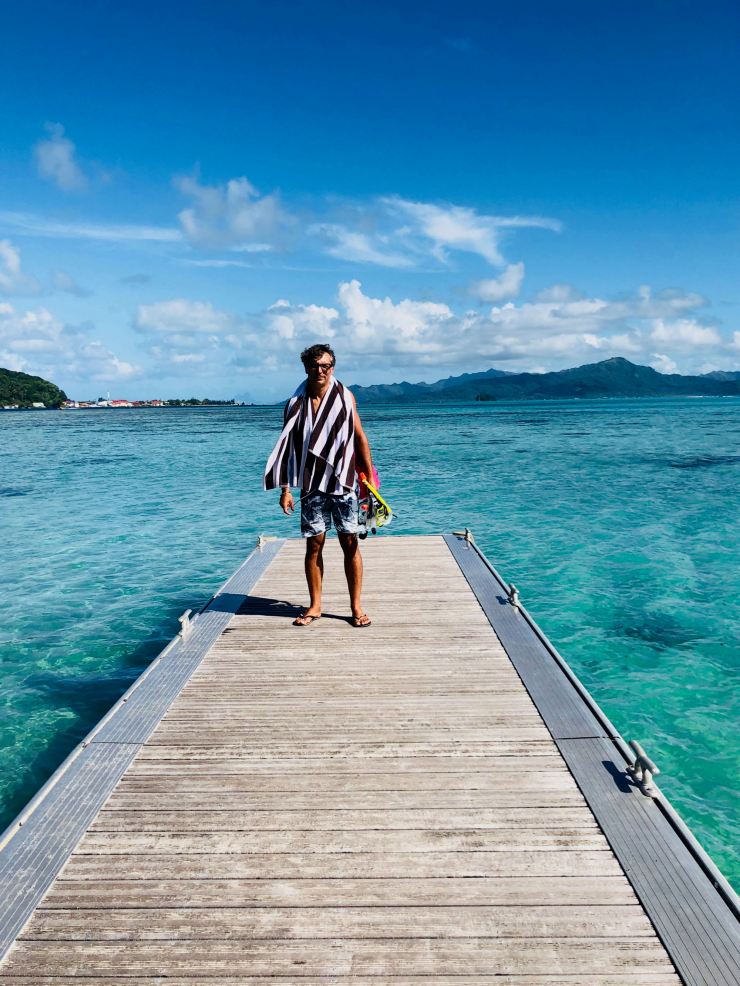 Arrivée sur le Motu Ofetaro - Raiatea - Polynésie