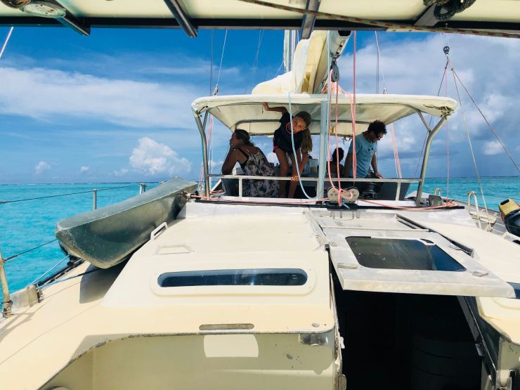 Coucou papa ! - Sur le Kaïla - Polynésie