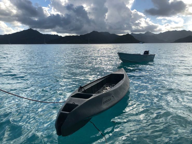 Le kayak et l'annexe du KaÏla - Polynésie