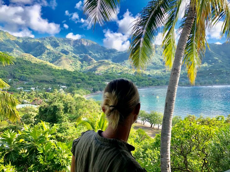 Face à la baie de Taiohae - Nuku Hiva - Iles Marquises - Polynésie