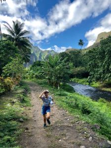 Eden courant dans la vallée d'Hakaui - Nuku Hiva - Iles Marquises - Polynésie