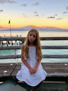 Jolie comme un cœur pour apéro de luxe - Sofitel - Moorea - Polynésie