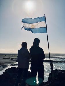 Jeu d'ombres en Argentine - Punta Tombo