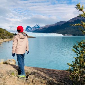 Eden face à la beauté du Perito Moreno - Parc National "Los Glaciares" - Argentine