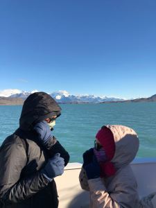 Y'en encore un peu d'air qui passe, là - Sur le Lago Argentino - Parc National "Los Glaciares" - Argentine
