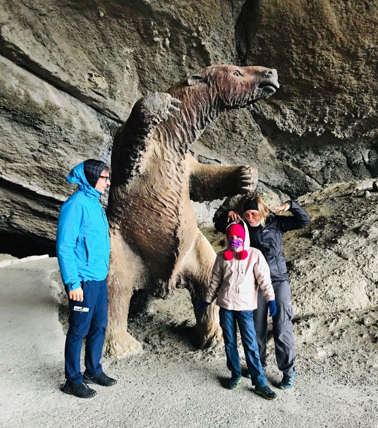Dans la grotte du Milodon - Puerto Natales - Chili