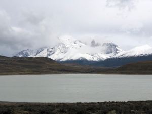 Au fond, las Torres del Paine - Patagonie - Chili