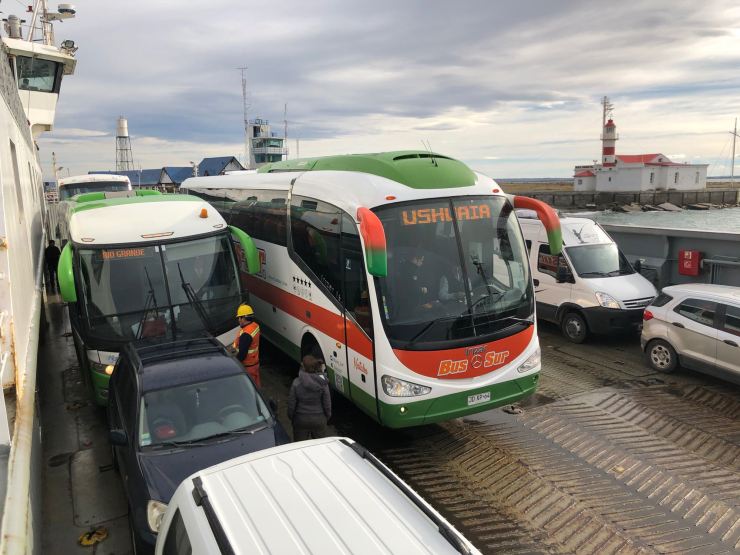Notre bus, direction "USHUAÏA" !!