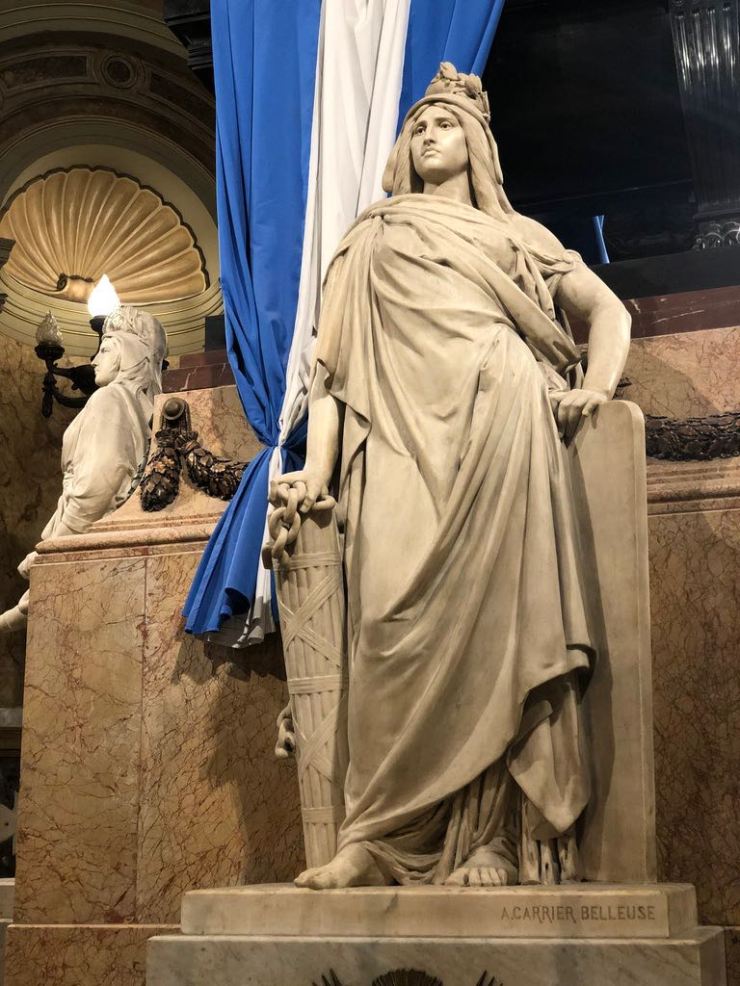 Dans la cathédrale - Plaza de Mayo - Buenos Aires - Argentine