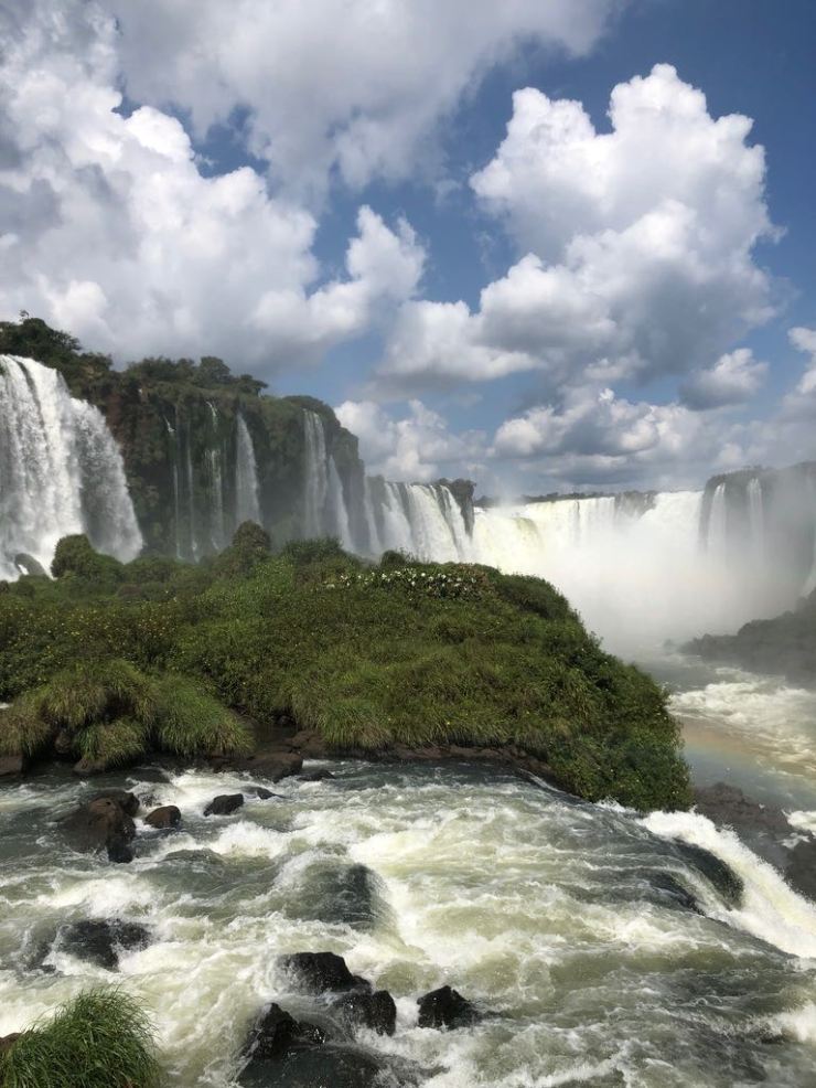 Chutes d'Iguazu depuis les passerelles côté Brésil