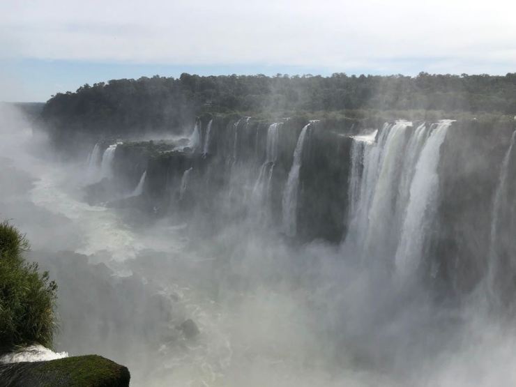 Depuis la Garganta del Diablo, Chutes d'Iguazu côté Argentine