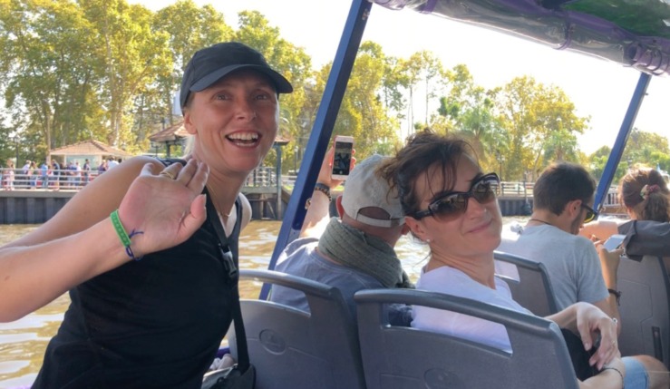 Dans la lancha - Tigre - Argentine