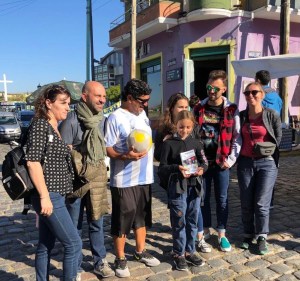 Tous avec Diego Maradona - Quartier de la Boca - Buenos Aires - Argentine