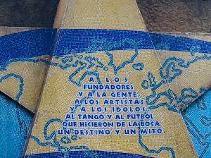 Hommage au quartier, sur la Bombonera - Quartier de la Boca - Buenos Aires - Argentine