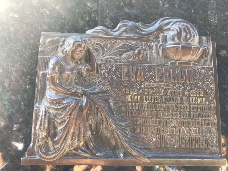 Evita Forever - Cimetière de Recoleta - Buenos Aires - Argentine